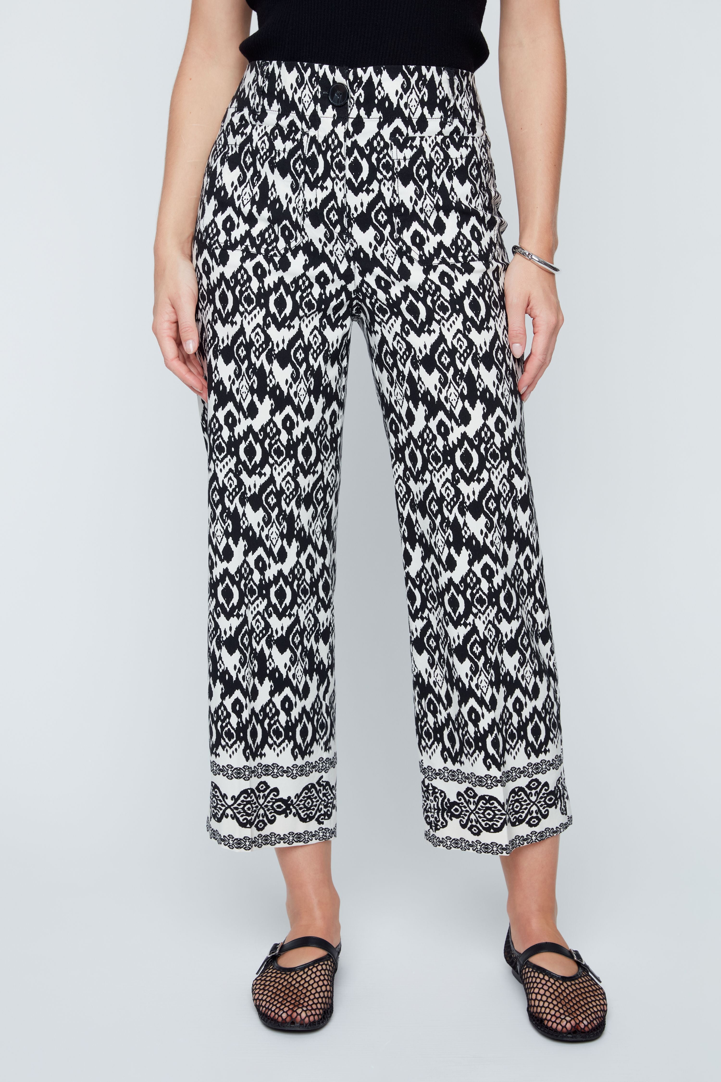 RENUAR Patterned Pants
