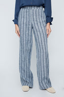 RENUAR Linen Striped Pants