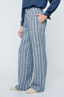 RENUAR Linen Striped Pants