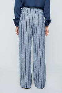 RENUAR Linen Striped Pants