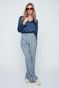 RENUAR Linen Striped Pants
