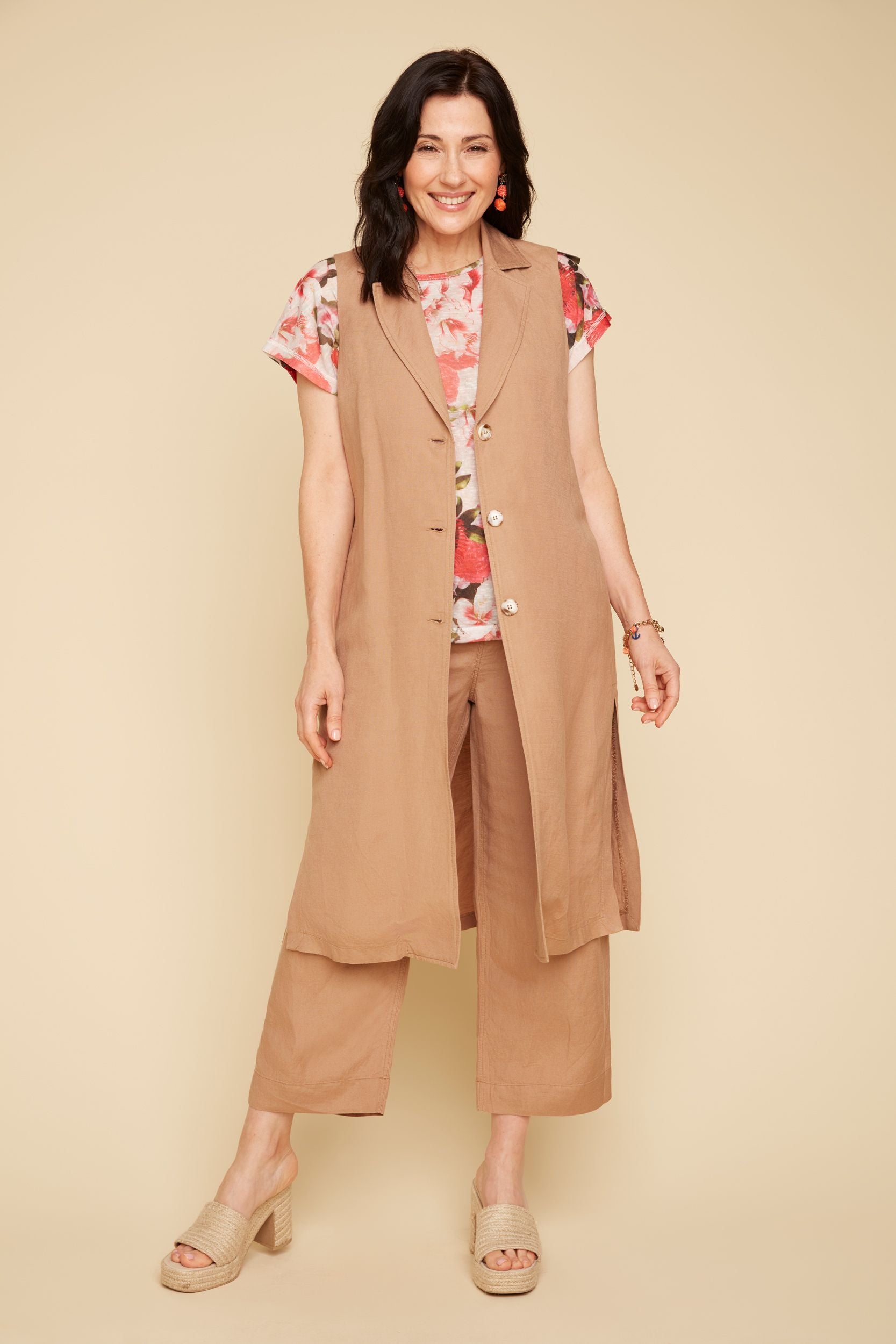 RENUAR Long Vest