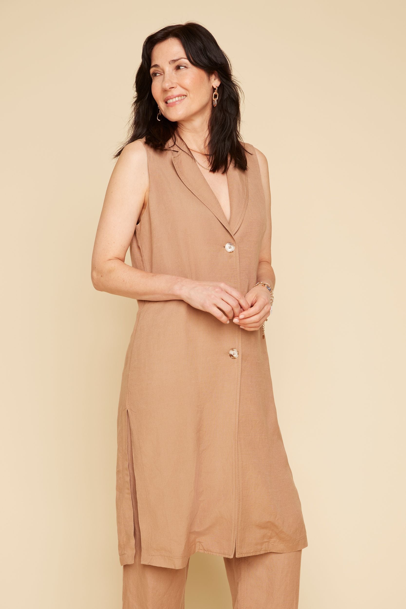 RENUAR Long Vest