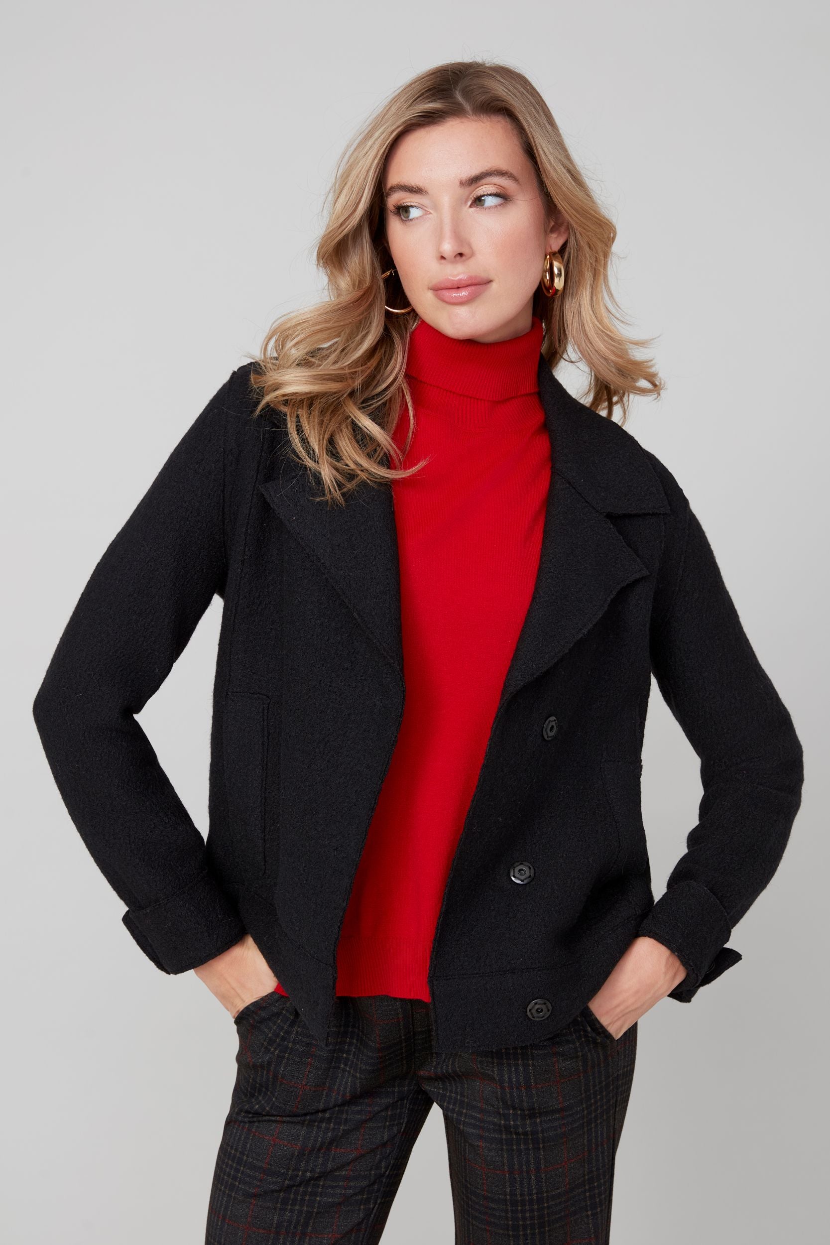 RENUAR Boiled Wool Jacket