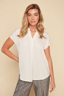RENUAR V-Neck Blouse