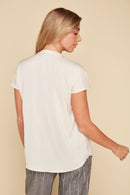 RENUAR V-Neck Blouse