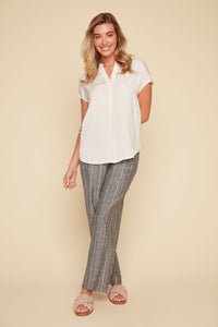 RENUAR V-Neck Blouse