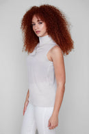 RENUAR Sleeveless Mock Neck