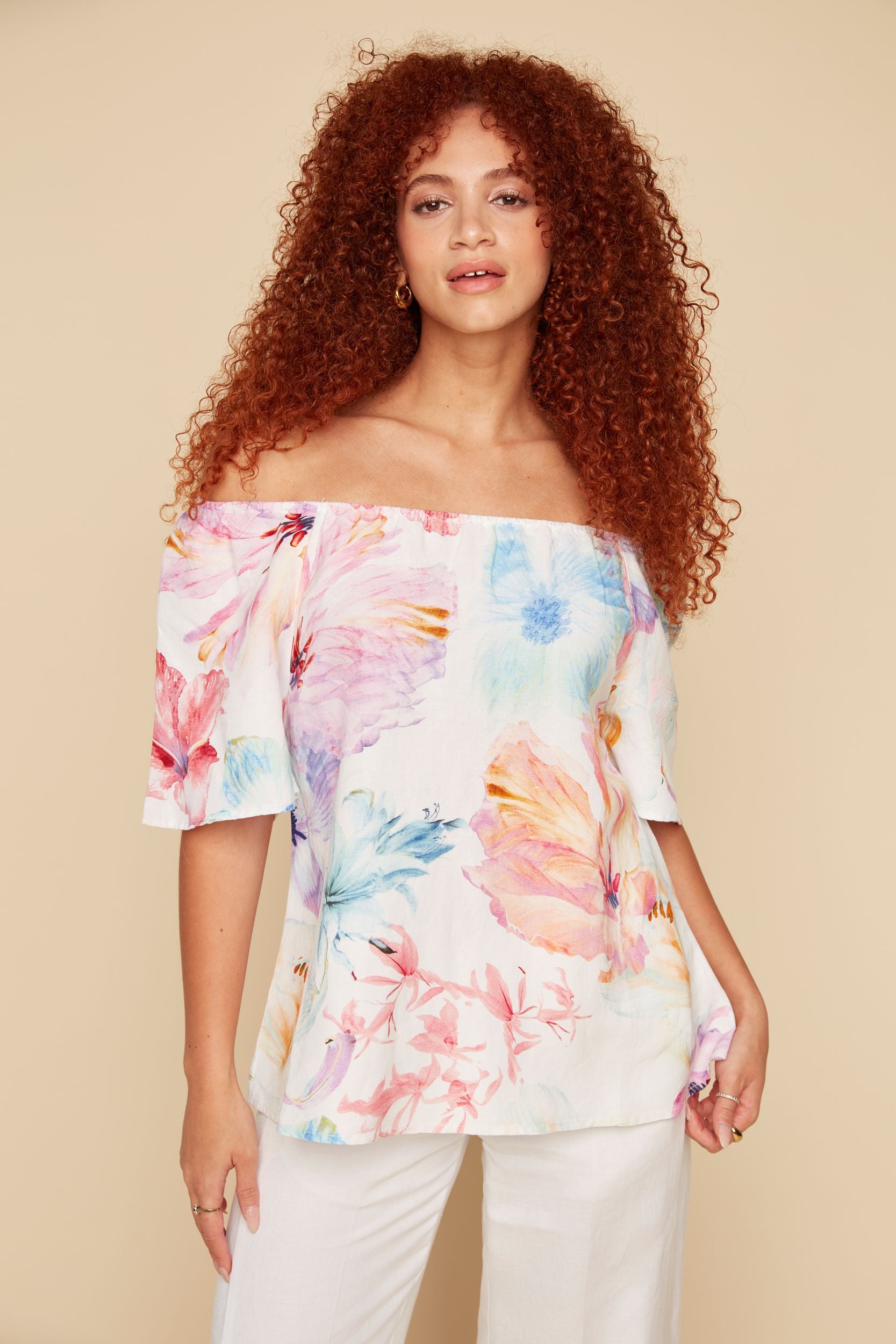 RENUAR Floral Blouse
