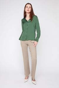 RENUAR Satin Blouse