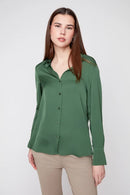 RENUAR Satin Blouse