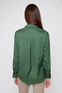 RENUAR Satin Blouse