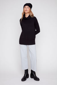 RENUAR Cowl Neck Sweater