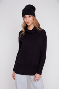 RENUAR Cowl Neck Sweater