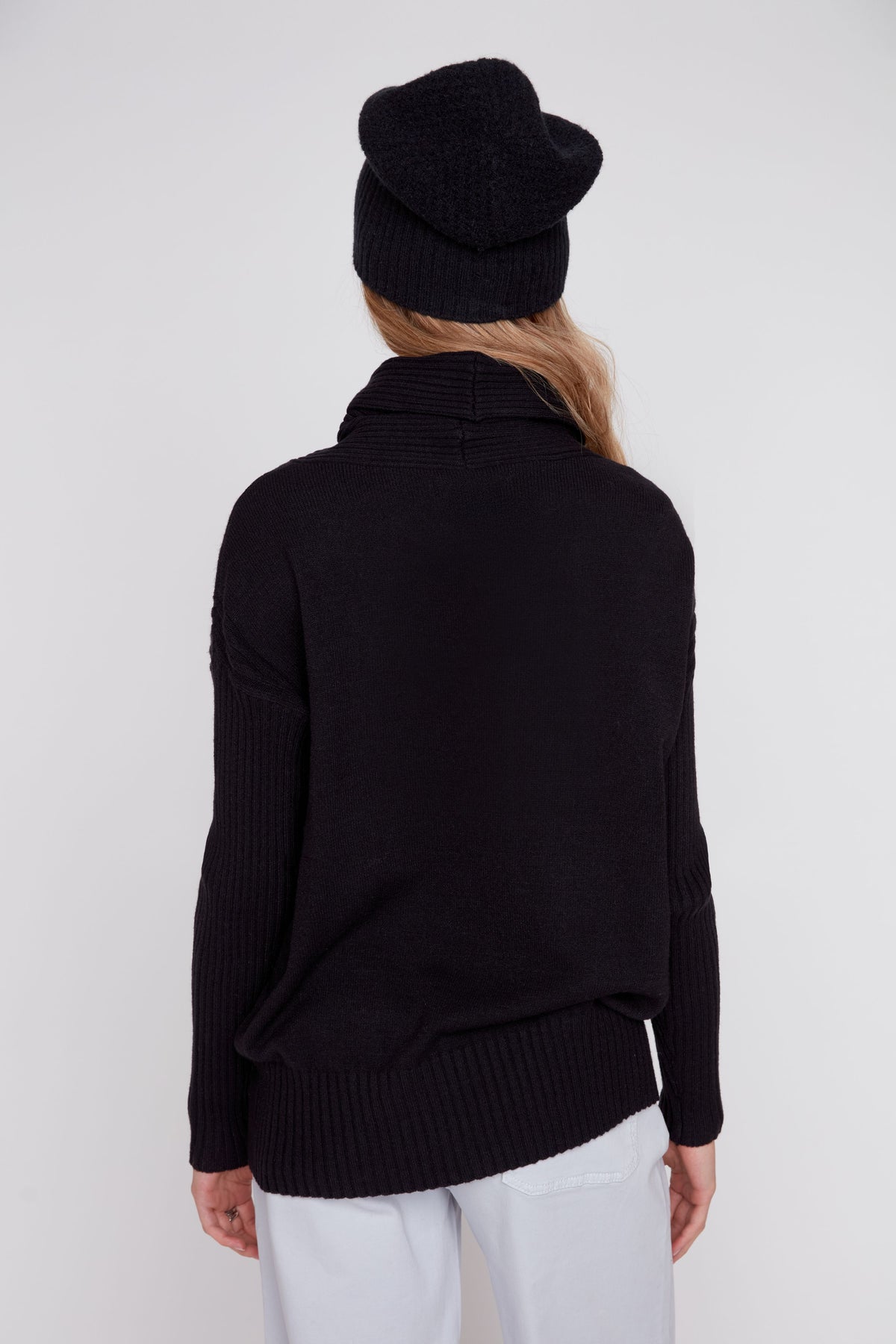 RENUAR Cowl Neck Sweater