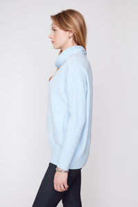 RENUAR Cowl Neck Sweater
