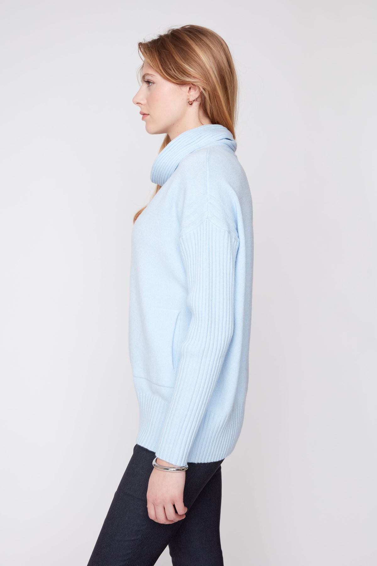 RENUAR Cowl Neck Sweater