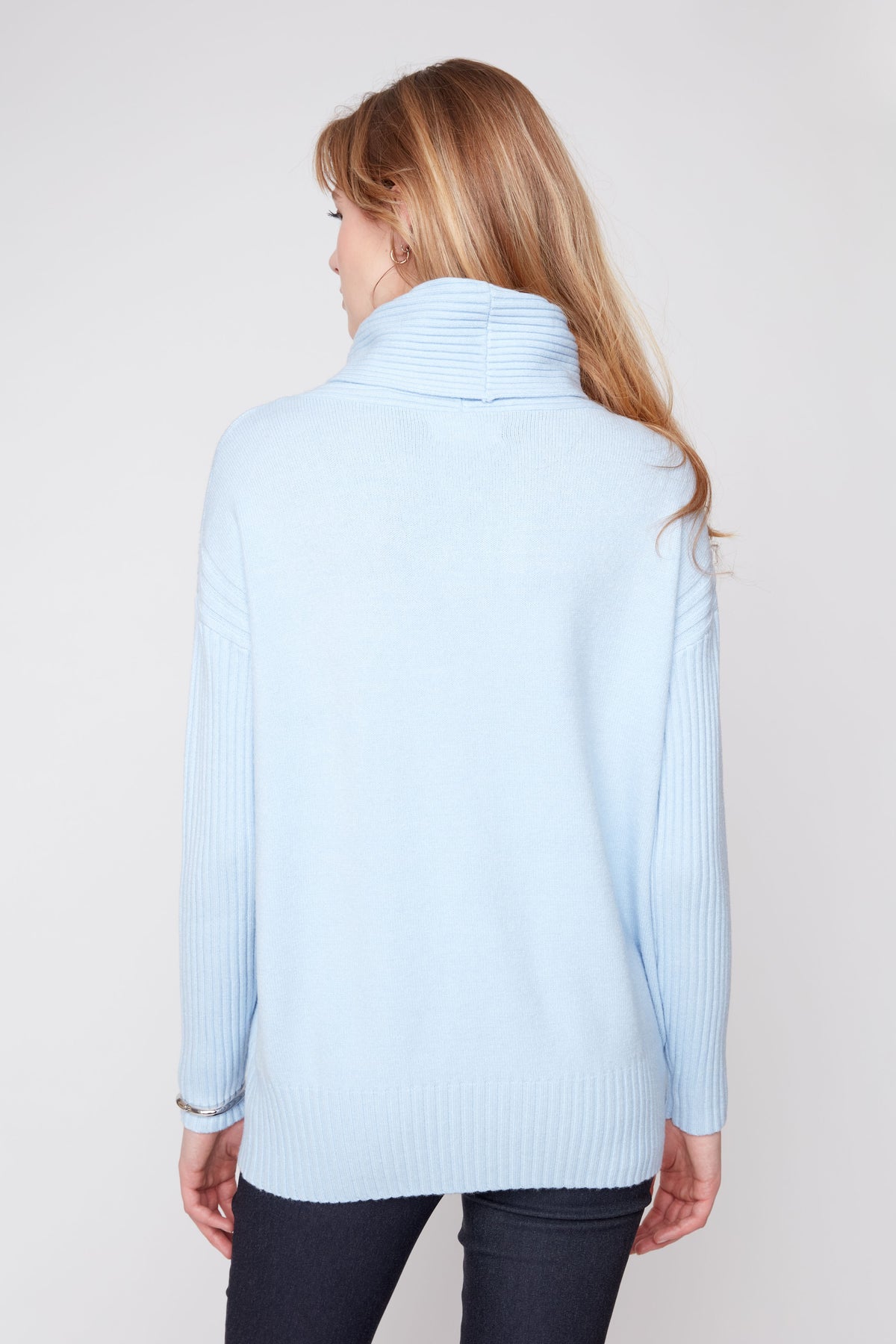 RENUAR Cowl Neck Sweater