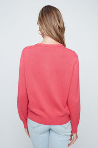 RENUAR Cotton Button-Front Cardigan