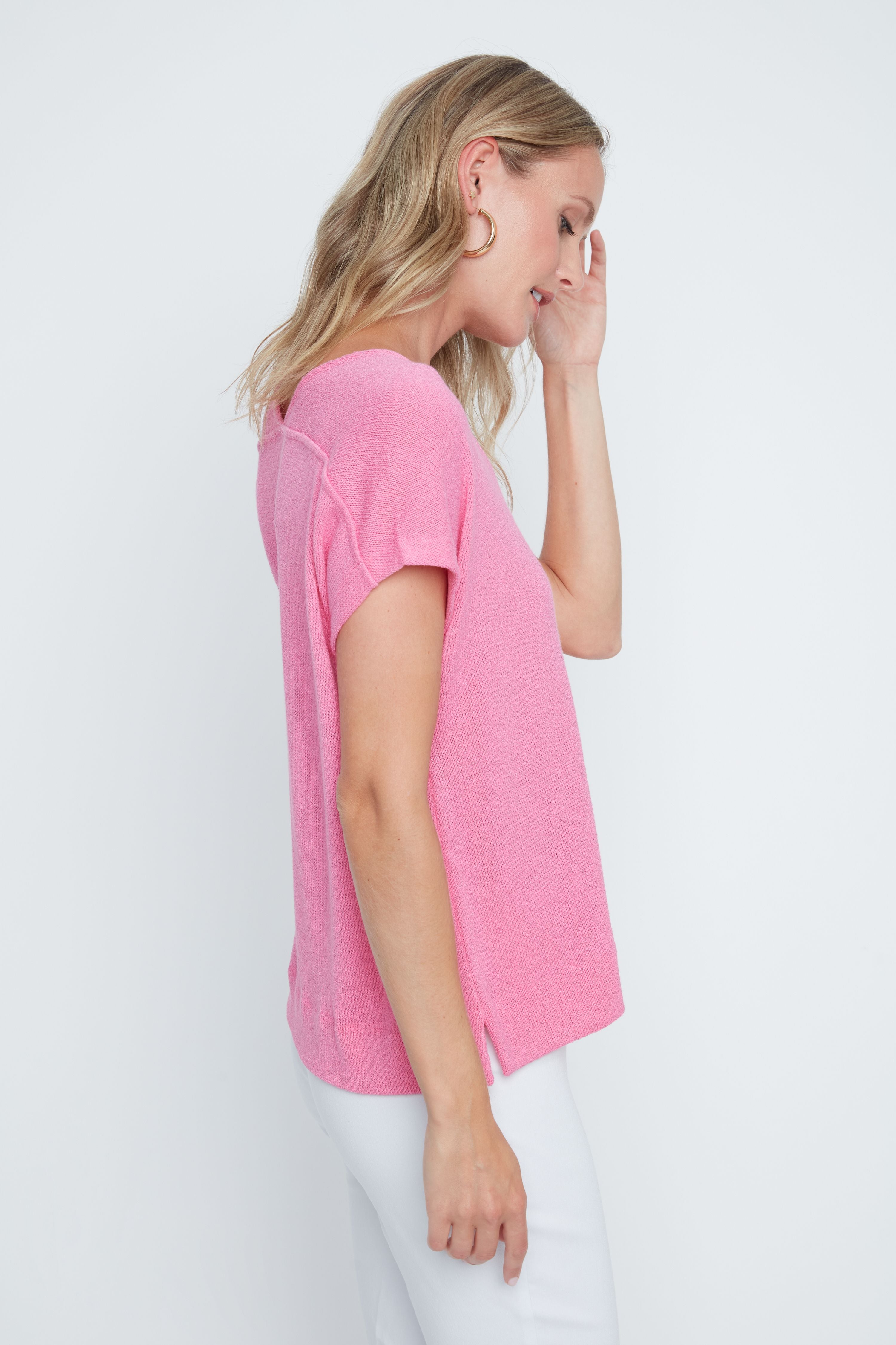 RENUAR Short-Sleeve Knit Top