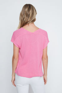 RENUAR Short-Sleeve Knit Top