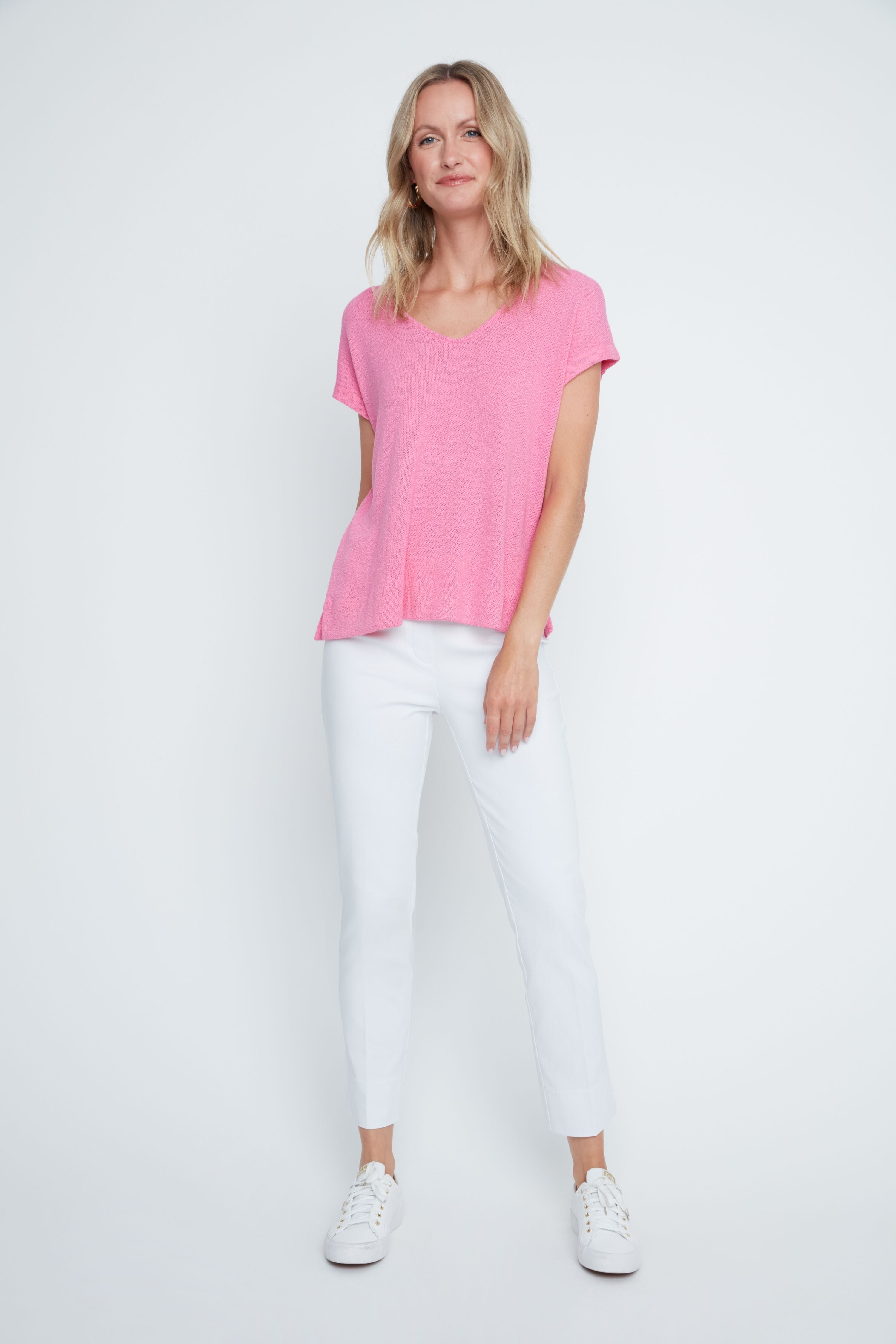 RENUAR Short-Sleeve Knit Top
