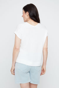 RENUAR Short-Sleeve Knit Top