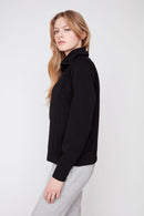RENUAR High Collar Scuba Sweater