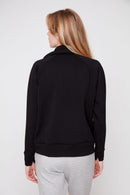 RENUAR High Collar Scuba Sweater