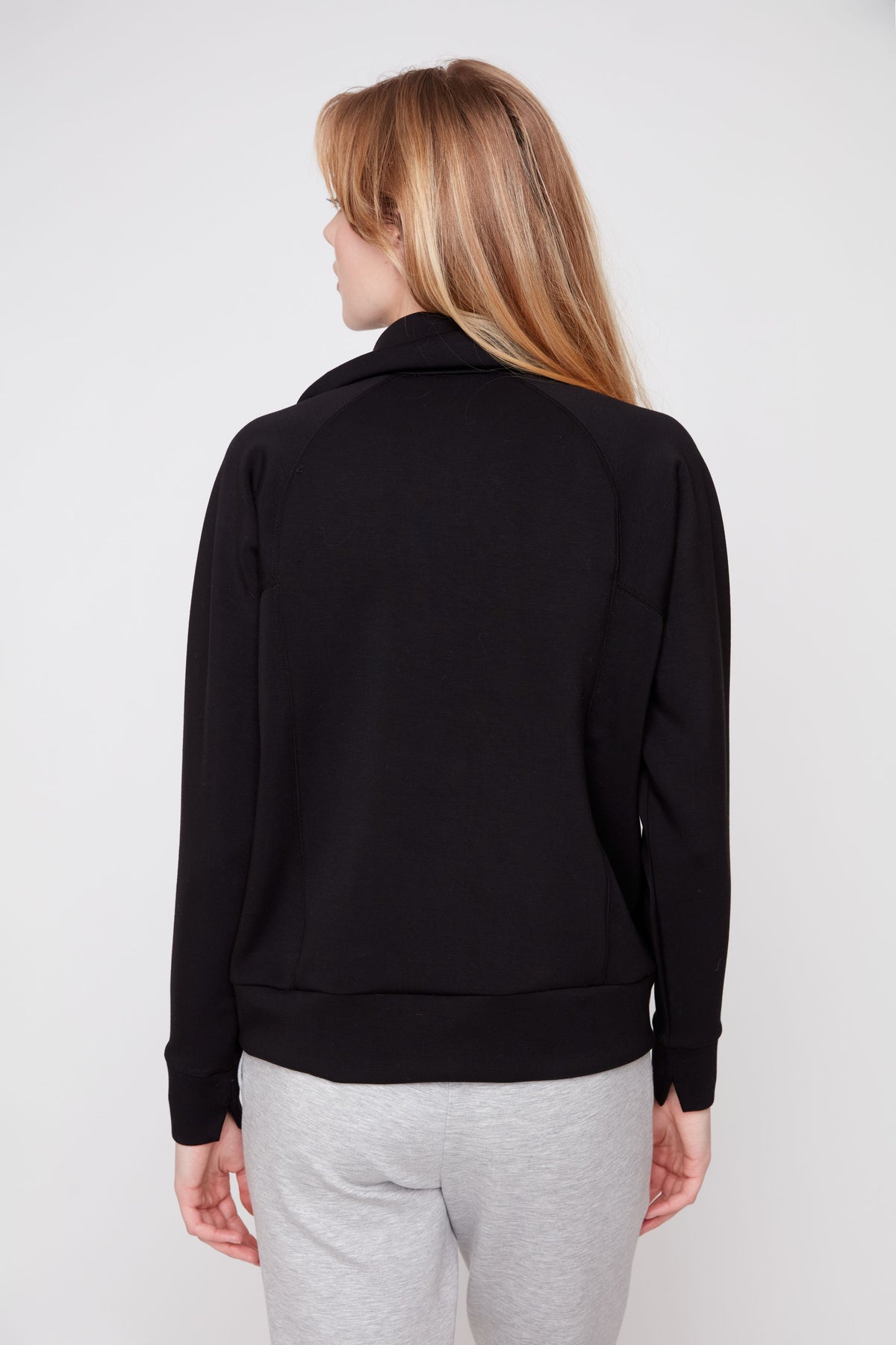 RENUAR High Collar Scuba Sweater