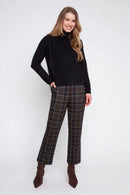 RENUAR Cropped Plaid Pant