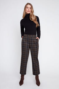 RENUAR Cropped Plaid Pant