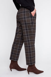 RENUAR Cropped Plaid Pant
