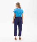 HATLEY Straight Leg Linen Pant