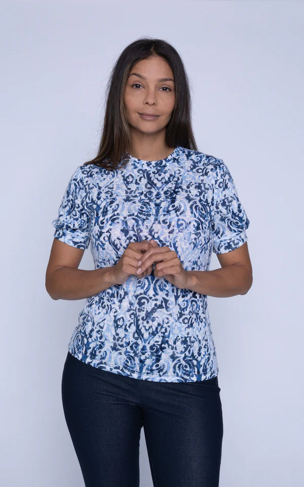 ISCA Knit Short Sleeve Top