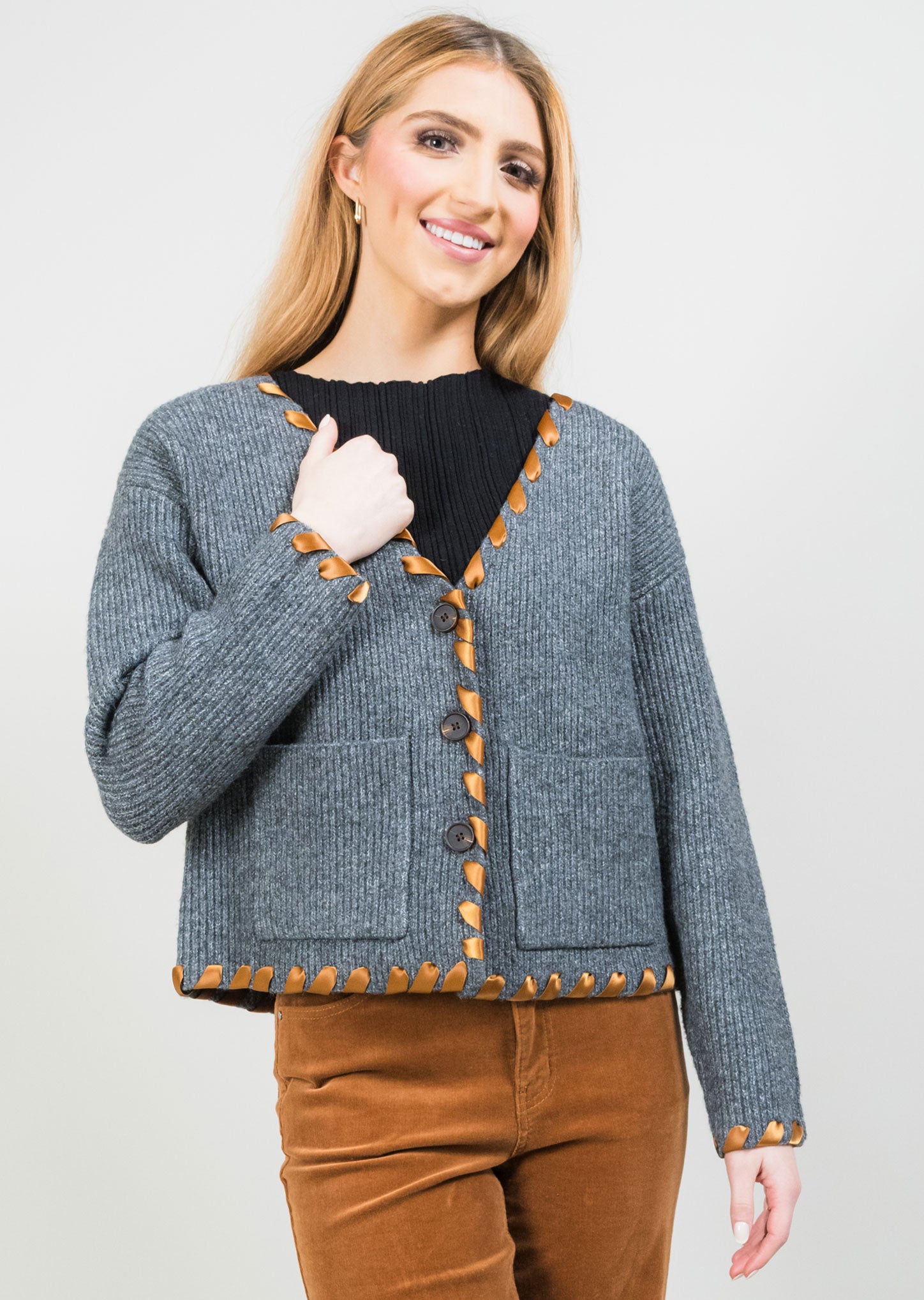 LISETTE L Boxy Cardigan