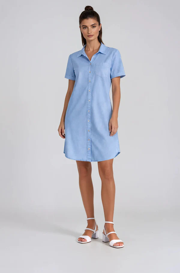 CARRELI JEANS Short-Sleeve Dress