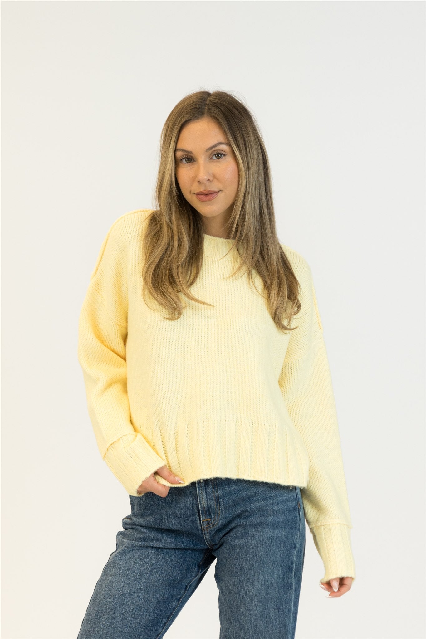 LYLA + LUXE Timmy Mock Neck Sweater