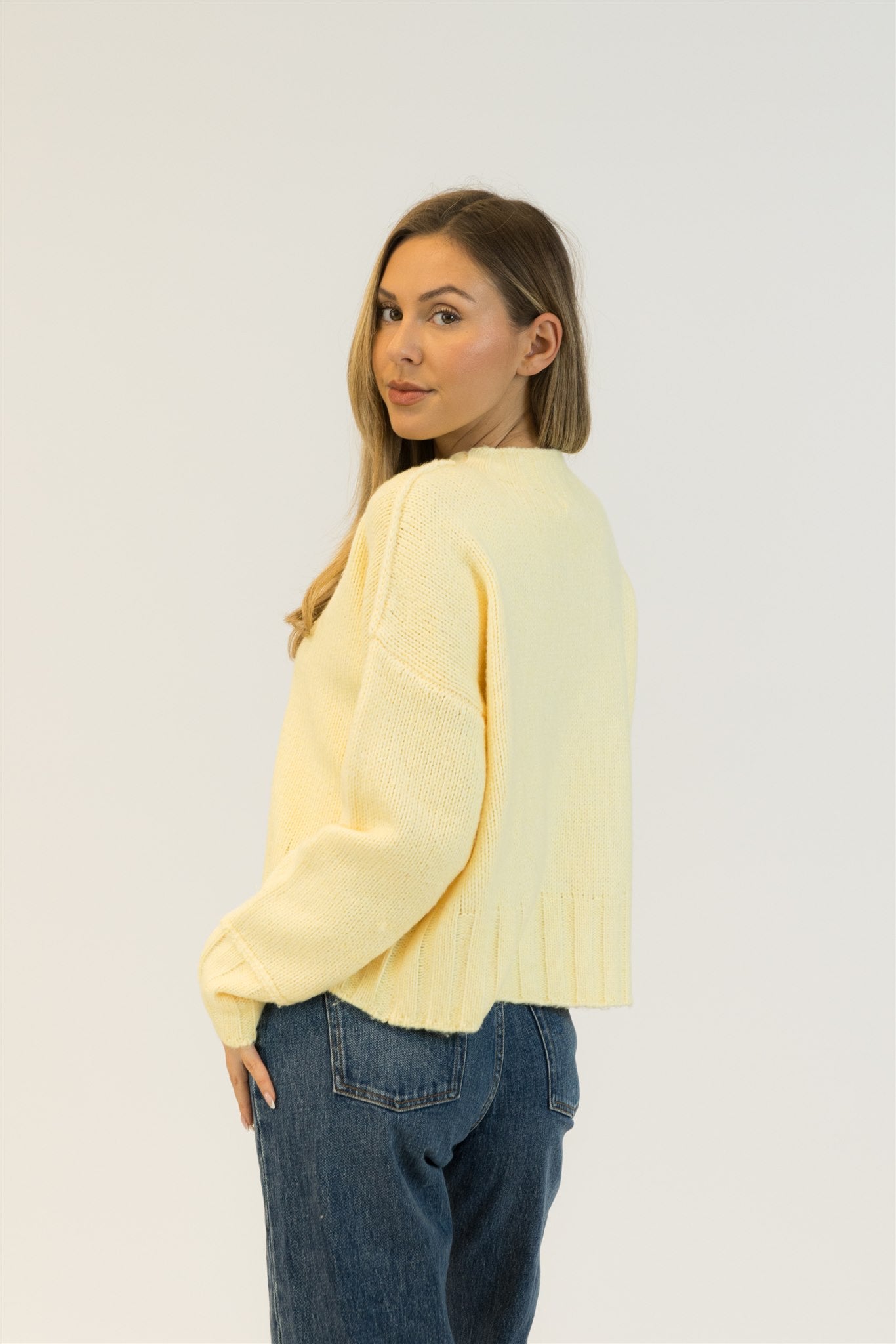 LYLA + LUXE Timmy Mock Neck Sweater