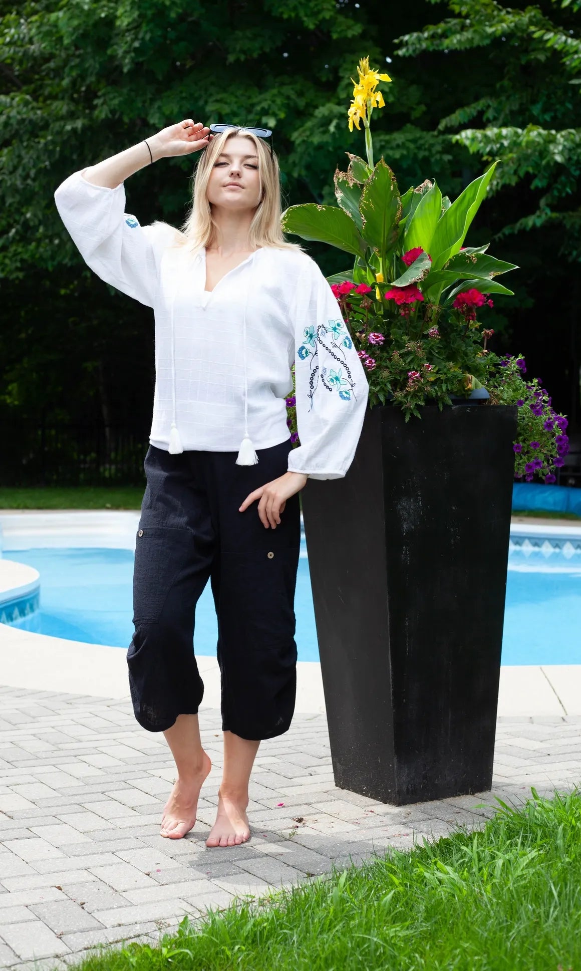 EZZE WEAR Tessa Cotton Top