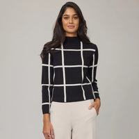 PISTACHE Check Sweater