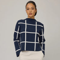 PISTACHE Check Sweater