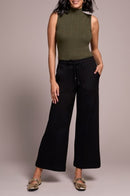 TRIBAL Pull-on Pants with Pockets