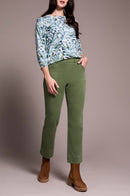 TRIBAL Pull-on Ankle Pant