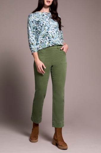 TRIBAL Pull-on Ankle Pant