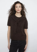 CHARLIE B Short Sleeve Knit Top