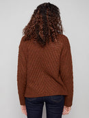 CHARLIE B Cowl Neck Sweater