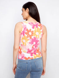 CHARLIE B Printed Organic Tank Top