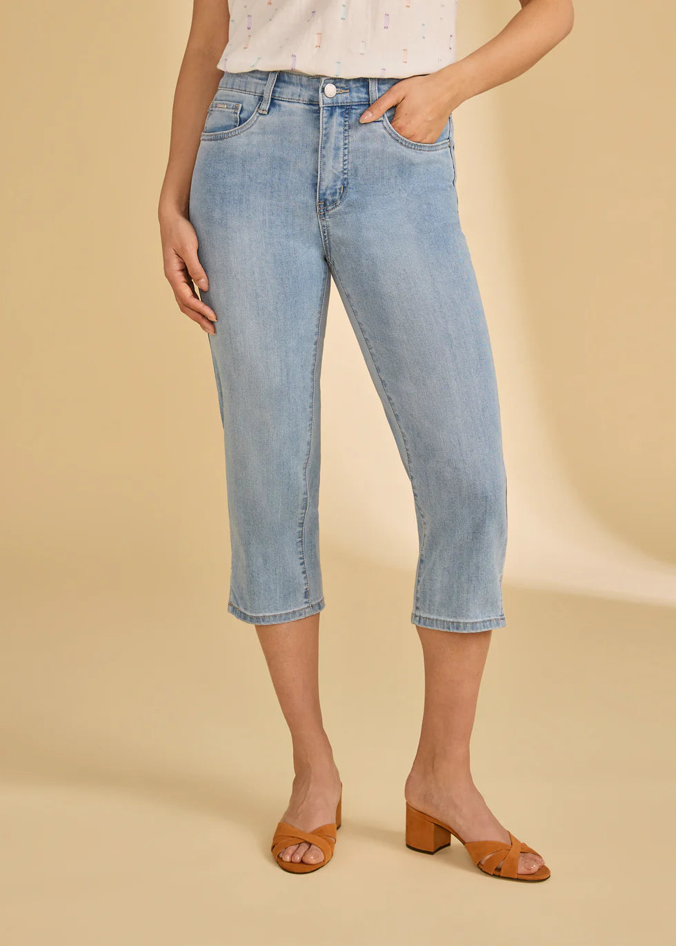 FDJ Suzanne Denim Capri