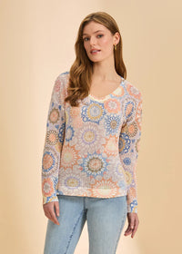 FDJ Open Weave Top